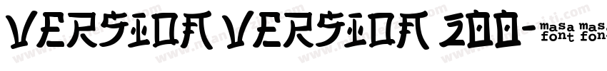 Version Version 200字体转换